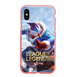 Чехол iPhone XS Max матовый League of Legends МАСТЕР ЙИ, цвет: 3D-баблгам