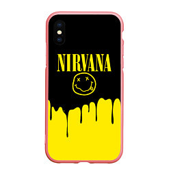 Чехол iPhone XS Max матовый Nirvana, цвет: 3D-баблгам