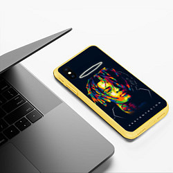 Чехол iPhone XS Max матовый XXXTENTACION, цвет: 3D-желтый — фото 2