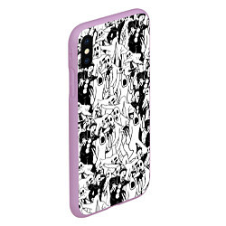 Чехол iPhone XS Max матовый GHOSTEMANE, цвет: 3D-сиреневый — фото 2