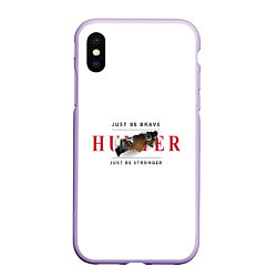 Чехол iPhone XS Max матовый Hunter