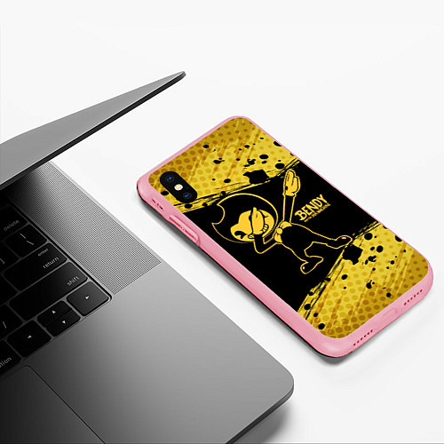 Чехол iPhone XS Max матовый BENDY AND THE INK MACHINE / 3D-Баблгам – фото 3