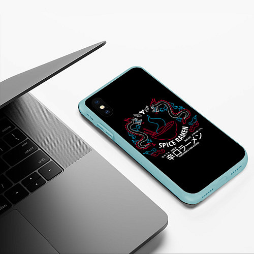 Чехол iPhone XS Max матовый DESTINY 2 SPICE RAMEN / 3D-Мятный – фото 3