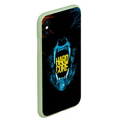 Чехол iPhone XS Max матовый HARD CORE, цвет: 3D-салатовый — фото 2