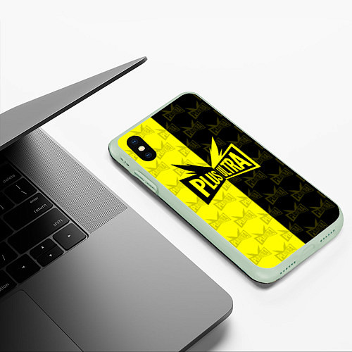 Чехол iPhone XS Max матовый Моя геройская академия / 3D-Салатовый – фото 3