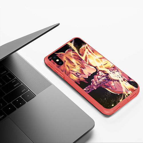 Чехол iPhone XS Max матовый ЗЕНИЦУ ИЗ КЛИНКА / 3D-Красный – фото 3