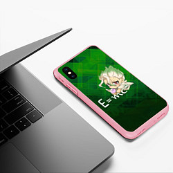 Чехол iPhone XS Max матовый Доктор Стоун, цвет: 3D-баблгам — фото 2