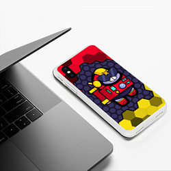 Чехол iPhone XS Max матовый AMONG US - BRAWL STARS SURGE, цвет: 3D-белый — фото 2