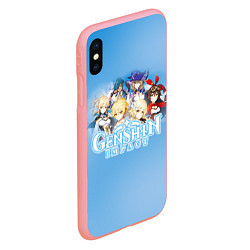 Чехол iPhone XS Max матовый Genshin Impact, цвет: 3D-баблгам — фото 2