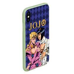 Чехол iPhone XS Max матовый JOJO, цвет: 3D-салатовый — фото 2