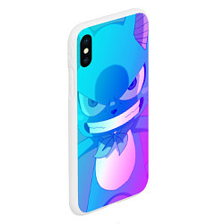 Чехол iPhone XS Max матовый Fairy tail Хвост Феи, цвет: 3D-белый — фото 2