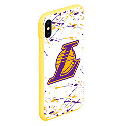 Чехол iPhone XS Max матовый Kobe Bryant, цвет: 3D-желтый — фото 2