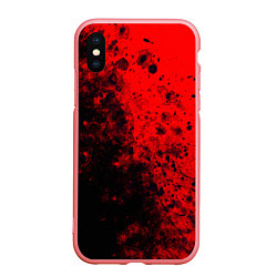Чехол iPhone XS Max матовый Пятна Крови, цвет: 3D-баблгам