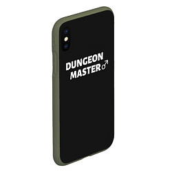 Чехол iPhone XS Max матовый Dungeon Master, цвет: 3D-темно-зеленый — фото 2