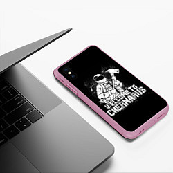 Чехол iPhone XS Max матовый DayZ Chernarus, цвет: 3D-розовый — фото 2