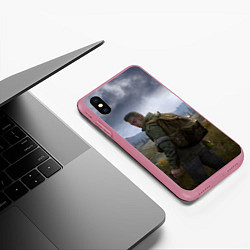 Чехол iPhone XS Max матовый DAYZ POSTER ДЕЙЗИ ПОСТЕР Z, цвет: 3D-малиновый — фото 2