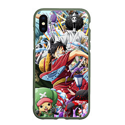 Чехол iPhone XS Max матовый ONE PIECE ВАН ПИС