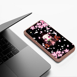 Чехол iPhone XS Max матовый NEZUKO НЕЗУКО, цвет: 3D-коричневый — фото 2