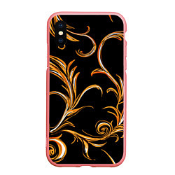 Чехол iPhone XS Max матовый Лиана, цвет: 3D-баблгам