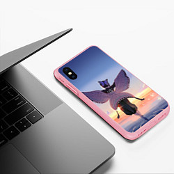 Чехол iPhone XS Max матовый КЛИНОК РАССЕКАЮЩИЙ ДЕМОНОВ, цвет: 3D-баблгам — фото 2