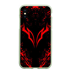 Чехол iPhone XS Max матовый BERSERK БЕРСЕРК, цвет: 3D-салатовый