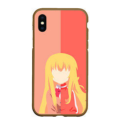 Чехол iPhone XS Max матовый Gabriel DropOut Gabriel, цвет: 3D-коричневый