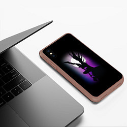 Чехол iPhone XS Max матовый DEATH NOTE ТЕТРАДЬ СМЕРТИ, цвет: 3D-коричневый — фото 2