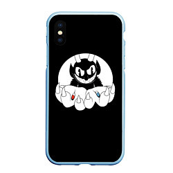 Чехол iPhone XS Max матовый CUPHEAD THE MATRIX