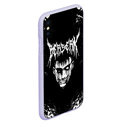 Чехол iPhone XS Max матовый BERSERK БЕРСЕРК, цвет: 3D-светло-сиреневый — фото 2