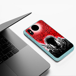 Чехол iPhone XS Max матовый BERSERK БЕРСЕРК, цвет: 3D-мятный — фото 2