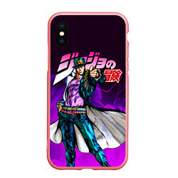 Чехол iPhone XS Max матовый JOJOS BIZARRE ADVENTURE, цвет: 3D-баблгам