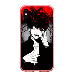 Чехол iPhone XS Max матовый ТОКИЙСКИЙ ГУЛЬ TOKYO GHOUL, цвет: 3D-баблгам