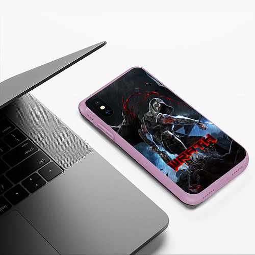 Чехол iPhone XS Max матовый WRATH: Aeon of Ruin / 3D-Сиреневый – фото 3