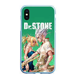 Чехол iPhone XS Max матовый Dr Stone