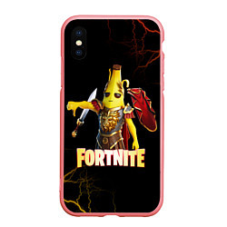 Чехол iPhone XS Max матовый Fortnite Potassius Peels Peely, цвет: 3D-баблгам