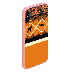 Чехол iPhone XS Max матовый Африканский Мотив, цвет: 3D-баблгам — фото 2