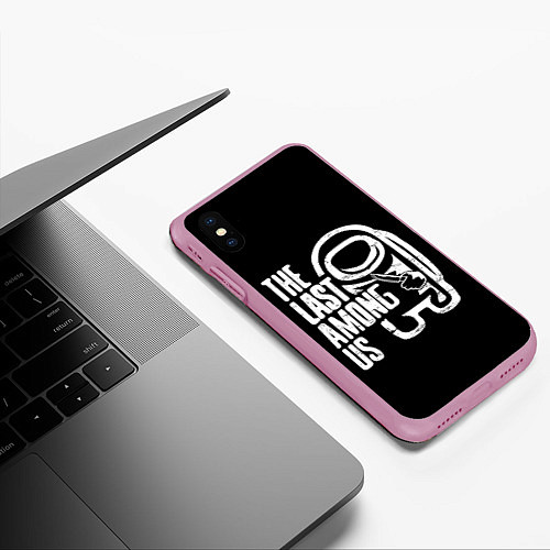 Чехол iPhone XS Max матовый Among Us TLOU / 3D-Розовый – фото 3