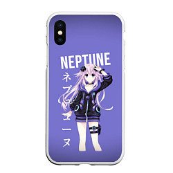 Чехол iPhone XS Max матовый Нептун Neptune