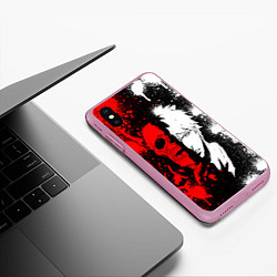 Чехол iPhone XS Max матовый ИЧИГО БЛИЧ ICHIGO BLEACH, цвет: 3D-розовый — фото 2