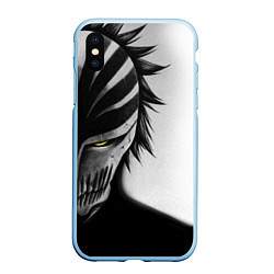 Чехол iPhone XS Max матовый ИЧИГО ПУСТОЙ BLEACH, цвет: 3D-голубой