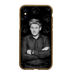 Чехол iPhone XS Max матовый ГОРДОН РАМЗИ Gordon Ramsay