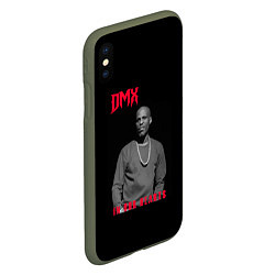 Чехол iPhone XS Max матовый DMX - В наших сердцах, цвет: 3D-темно-зеленый — фото 2