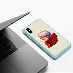 Чехол iPhone XS Max матовый Данте DMC, цвет: 3D-мятный — фото 2
