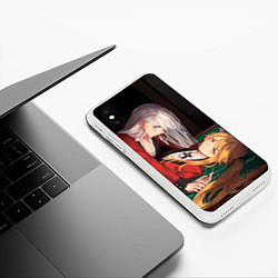 Чехол iPhone XS Max матовый Yumeko Jabami, Sumera Itsuki, цвет: 3D-белый — фото 2