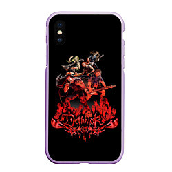 Чехол iPhone XS Max матовый Dethklok concert