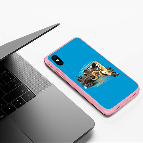 Чехол iPhone XS Max матовый My liitle Pony x Mad Max / 3D-Баблгам – фото 3