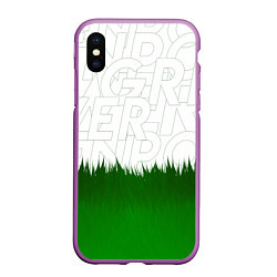 Чехол iPhone XS Max матовый GREEN POWER