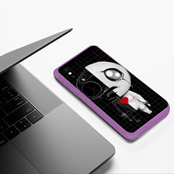 Чехол iPhone XS Max матовый Isaac The Binding of Isaac, цвет: 3D-фиолетовый — фото 2
