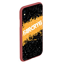 Чехол iPhone XS Max матовый Far Cry 6, цвет: 3D-красный — фото 2