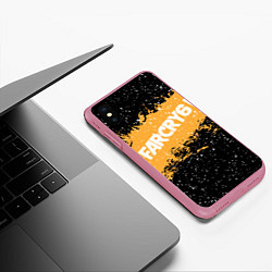 Чехол iPhone XS Max матовый Far Cry 6, цвет: 3D-малиновый — фото 2